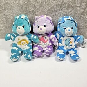 Care Bears PJ Party 2015 Lot of 3 Special Edition Sweet Dreams, Wish, Bedtime